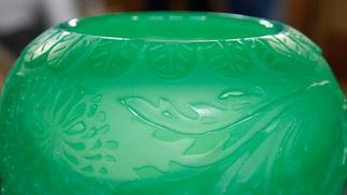 Appraisal: Steuben Acid-Cut Vase, ca. 1927