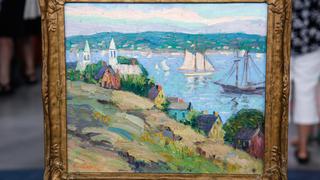 Appraisal: Fern Isabel Coppedge Oil, ca. 1930