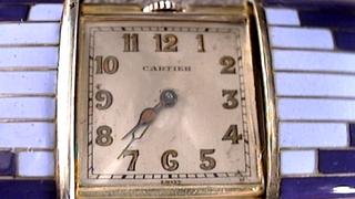 Appraisal: Clara Bow Anklet, Cartier Watch and Note