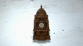 Fretwork Clock