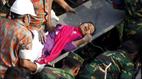 PBS NewsHour: Bangladeshi Seamstress Rescued From Factory Rubble