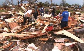 Close-Knit Okla. Community Meets Tornado Aftermath
