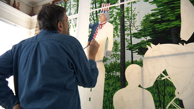 The Barn Theater Art Showing with Ron Adams: Postcards Web E